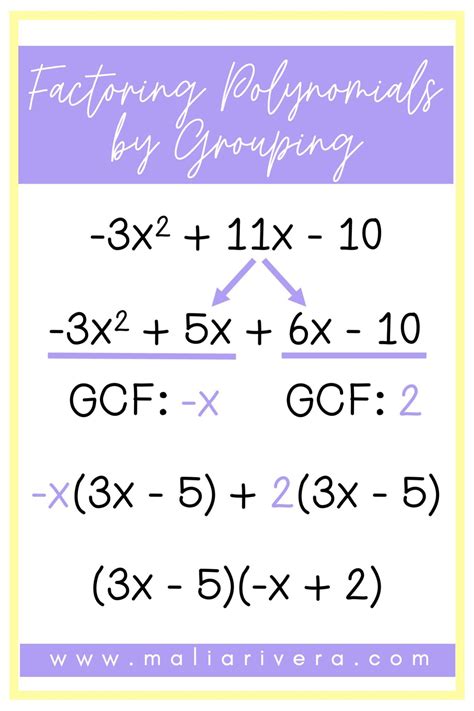 Factoring Polynomials Examples With Answers Kindle Editon