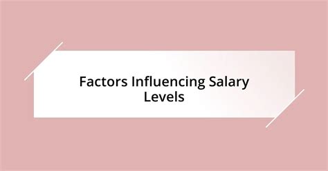 Factors Influencing Associate Broker Salary