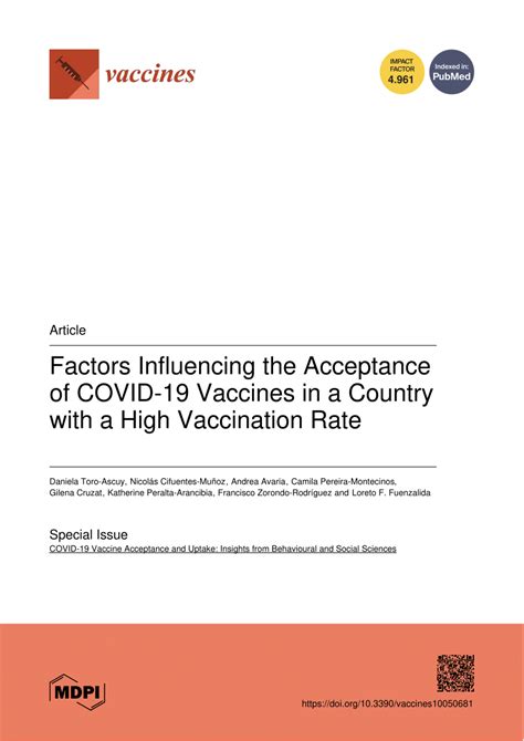 Factors Influencing the Acceptance Rate