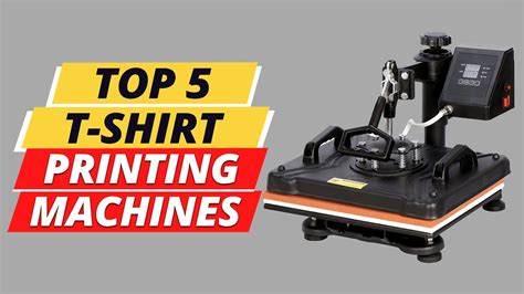 Factors That Affect the Cost of a T-Shirt Printing Machine