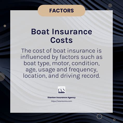 Factors that Affect Boat Insurance Costs