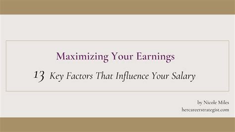 Factors that Influence Your Target Salary