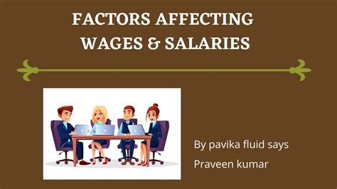 Factors that affect salary