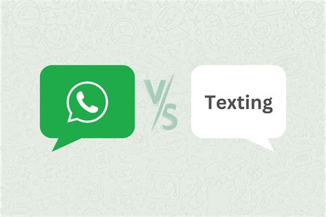 Factors to Consider: WhatsApp vs. Texting