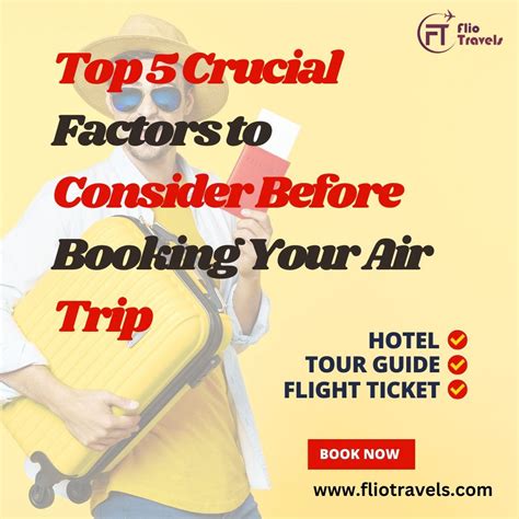 Factors to Consider Before Booking