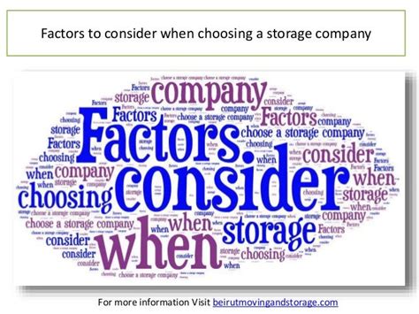 Factors to Consider When Choosing a Storage Solution