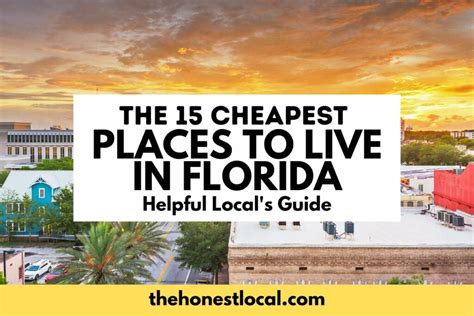 Factors to Consider When Choosing an Affordable Place to Live in Florida