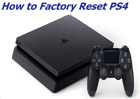 Factory Reset a PS4: A Guide in 5 Easy Steps