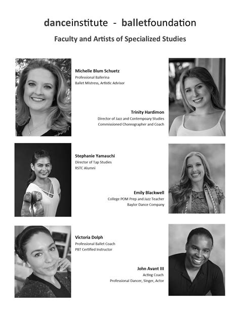 Faculty of Dance Educators: Inspiring Innovation and Exploration
