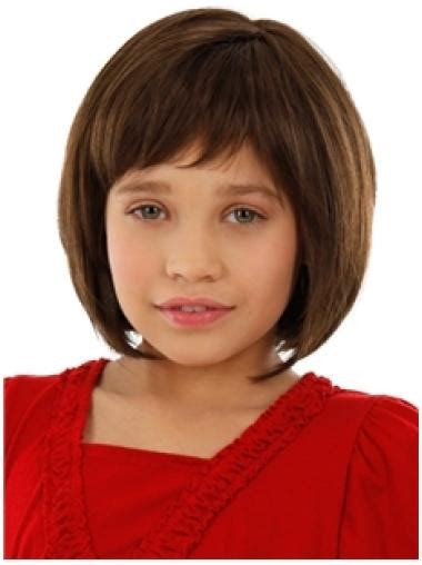 Faddish Auburn Straight Chin Length Kids Wigs VS 2025