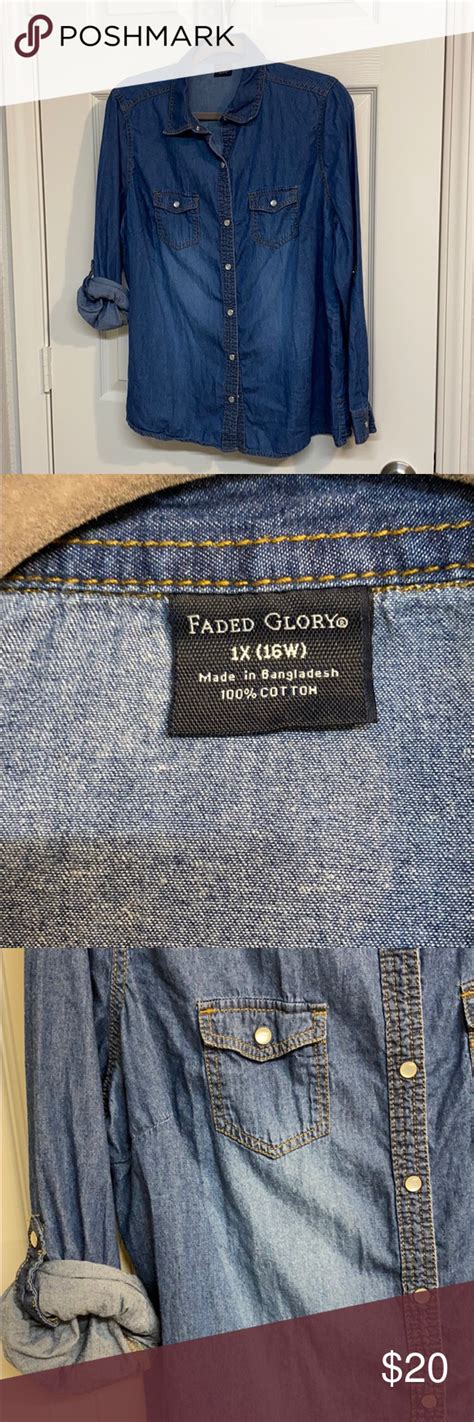 Faded Glory Denim Shirt: A Timeless Wardrobe Staple