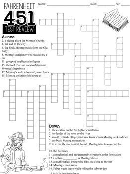 Fahrenheit 451 Crossword Puzzle Answers PDF