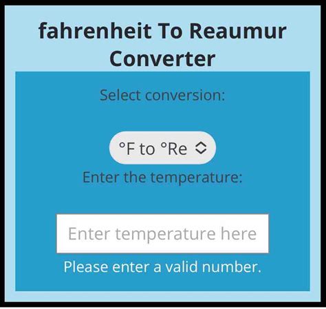 Fahrenheit to Reaumur: Unraveling the Conversion Saga