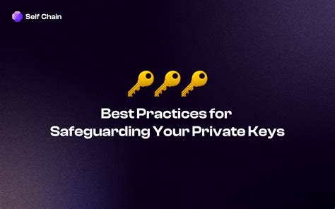 Failing to secure your private keys: