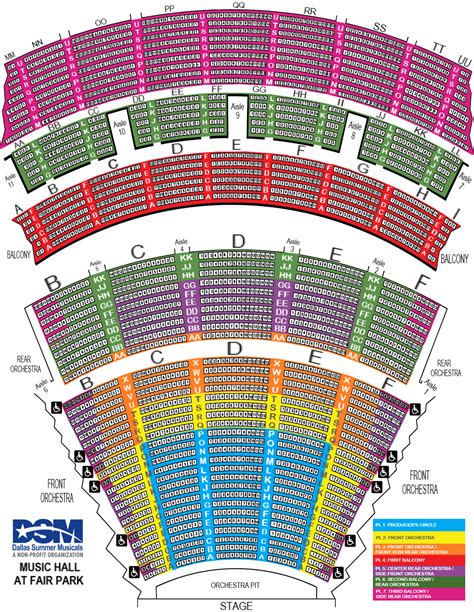 Fair Park Seating Chart