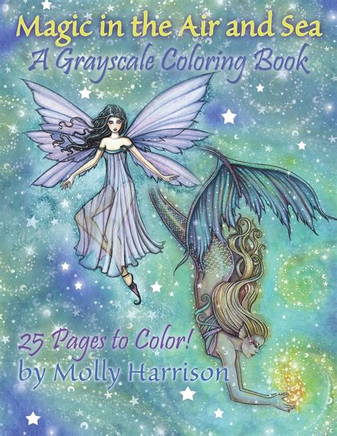 Fairy Coloring Book in Grayscale By Molly Harrison PDF