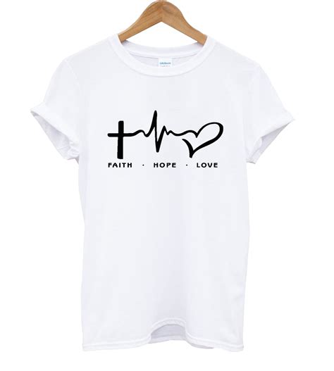 Faith Love Hope T-Shirt: A Celebratory Statement of Timeless Virtues