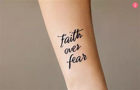 Faith Over Fear: A Symbol of Hope and Courage Amidst Adversity