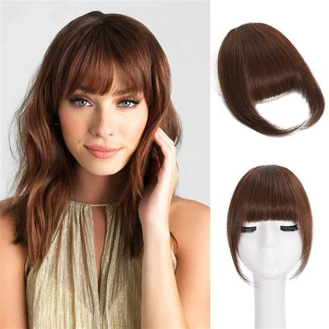 Fake Bangs Clip: 100% Human Hair Clip-in Bangs for a Flawless Look