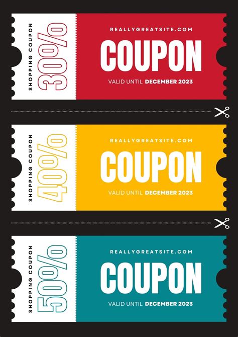 Fake Coupon Template
