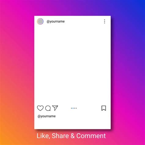 Fake Ig Post Template