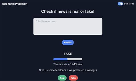 Fake News Detector