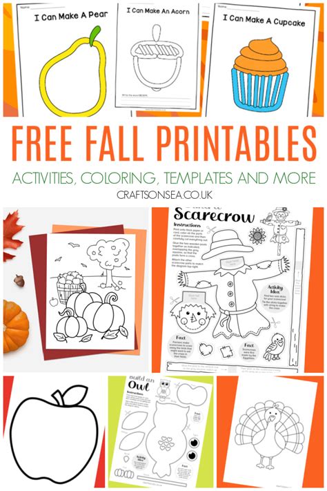 Fall Craft Printables Free