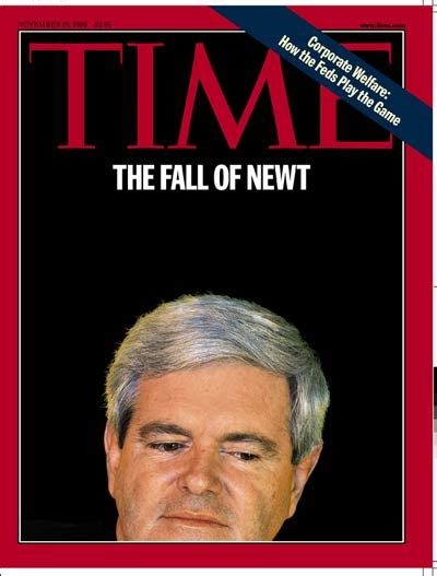 Fall Of The House Of Newt TIME Magazine Cover Story Reader