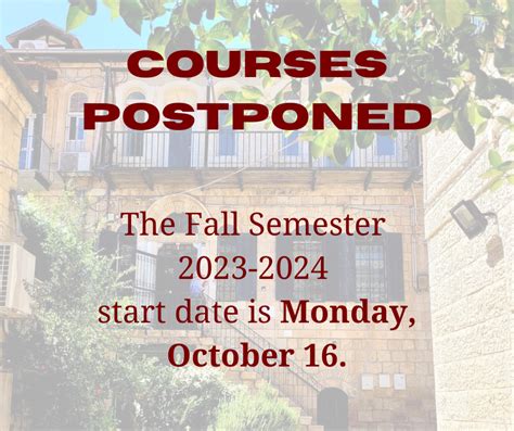 Fall Semester 2023-2024