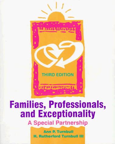 Families, Professionals and Exceptionality A Special Partnership Epub