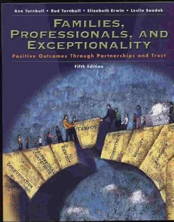 Families Professionals and Exceptionality Positive Outcomes Through Partnership and Trust 5th Kindle Editon