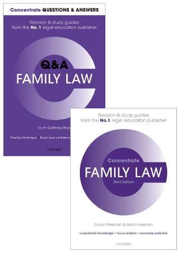 Family Law Revision Pack 2015 Law revision and study guide Concentrate PDF