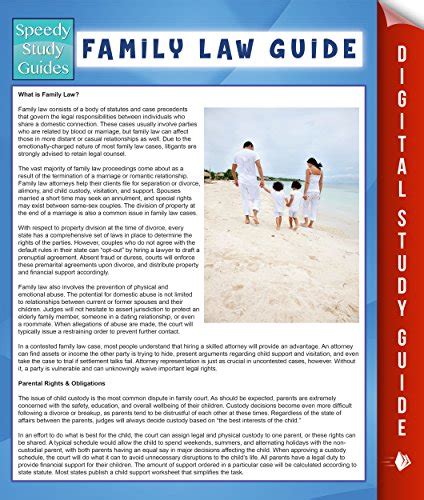 Family Law Speedy Study Guides Epub