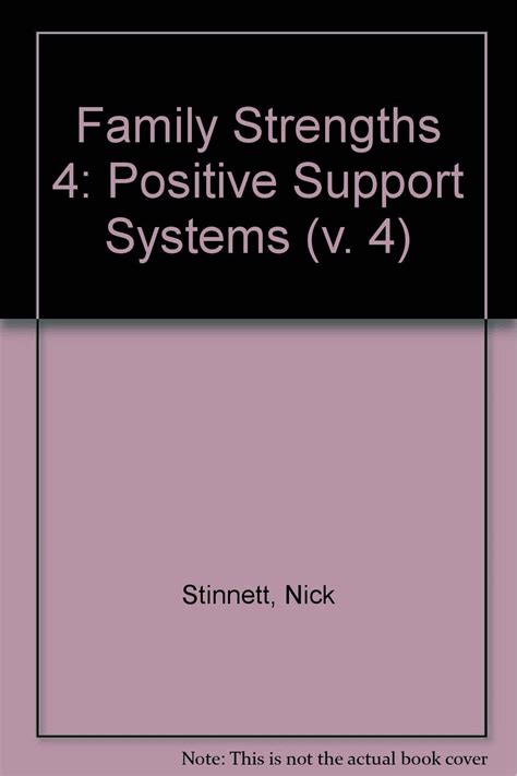 Family Strengths 4 Positive Support Systems v 4 PDF