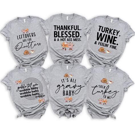 Family Thanksgiving Shirt Ideas: Matching and Meaningful