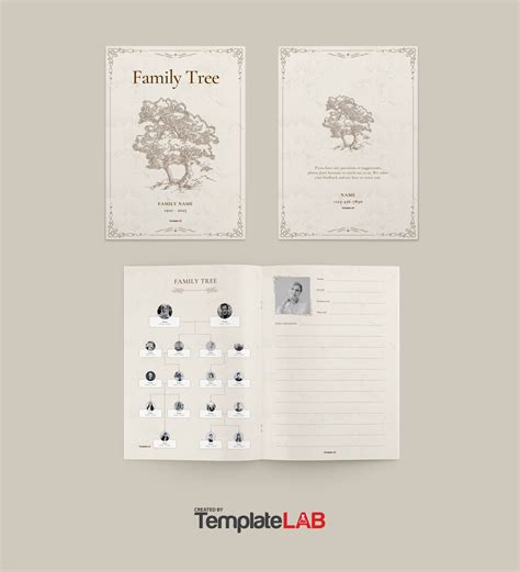 Family Tree Book Template
