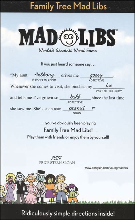 Family Tree Mad Libs Epub