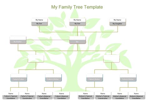 Family Tree Template Word Free Download
