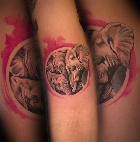 Family of 3 Elephants Tattoo: A Symbol of Unbreakable Bonds and Love