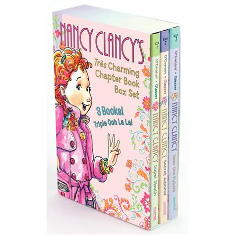Fancy Nancy Nancy Clancy s Tres Charming Chapter Book Box Set Books 1-3 Nancy Clancy Chapter Books 3 Book Series