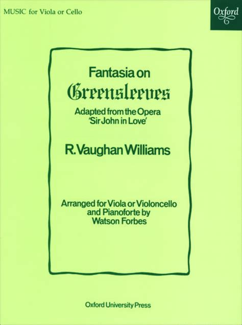 Fantasia on Greensleeves Set of parts Kindle Editon