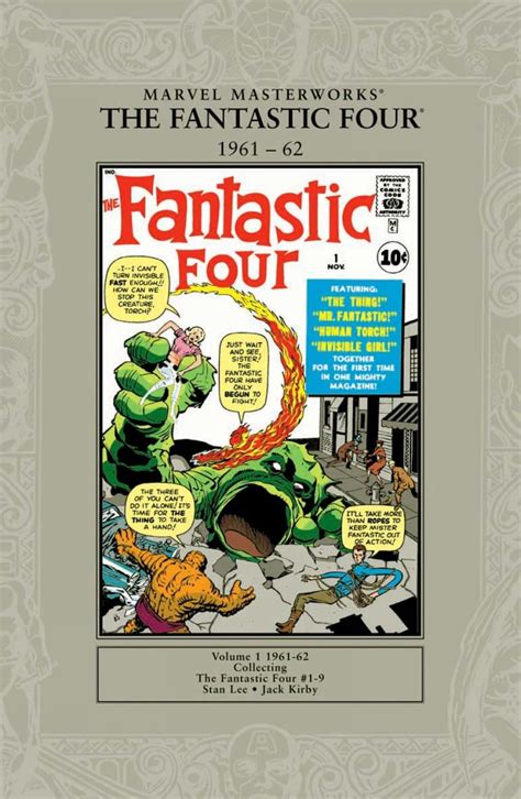 Fantastic Four 1961-62 Fantastic Four No 1-9 Marvel Masterworks Doc