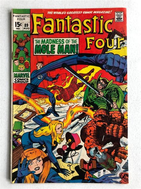Fantastic Four 89 Mole Man Appearance-1st Appearance Slave-master  Reader