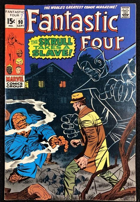 Fantastic Four 89 Mole Man Appearance-1st Appearance Slave-master  Doc