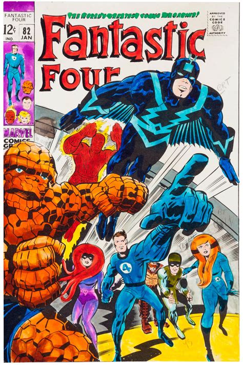 Fantastic Four Marvel Comic 82 January 1969 Doc