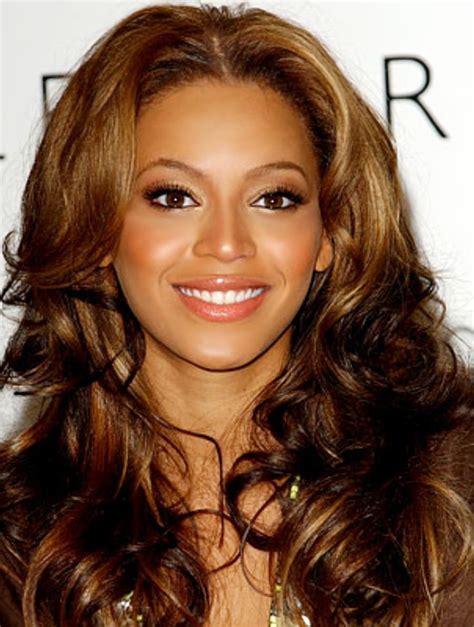 Fantastic Long Curly Brown Without Bangs Beyonce Inspired Wigs