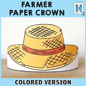 Farmer Hat Printable