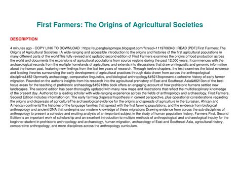 Farmers Societies and Agricultural Development Reader