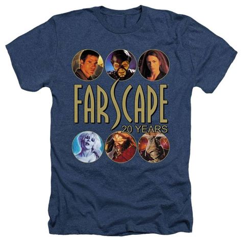 Farscape 20 Years Collage Heather Mens T Shirt: A Must-Have for Sci-Fi Enthusiasts