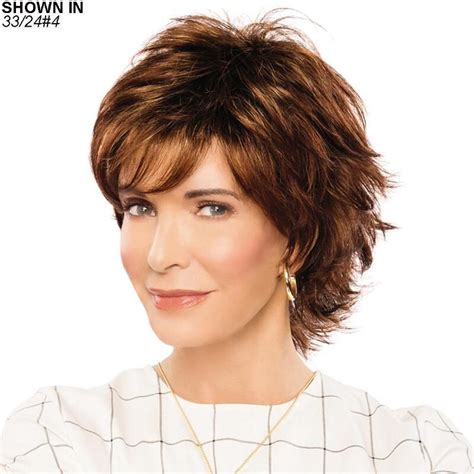 Fashion Auburn Layered Straight Short Wigs